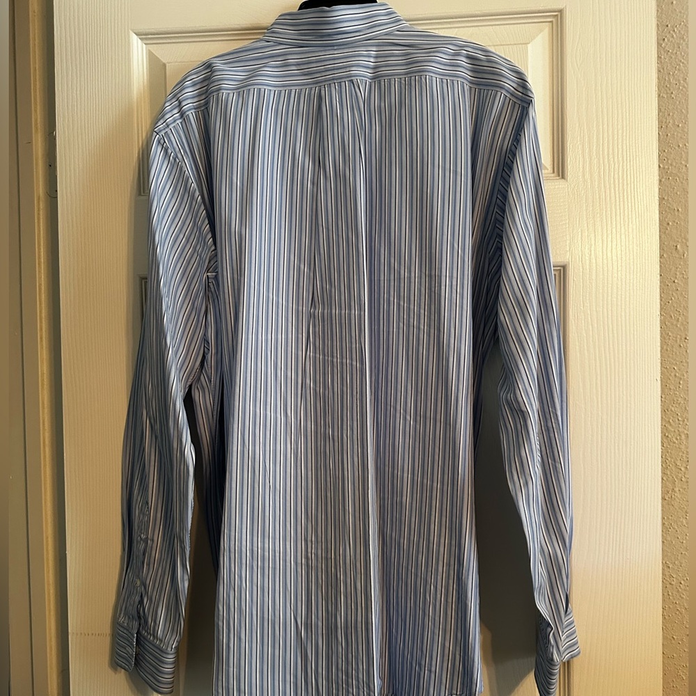 Men's Ralph Lauren - Polo Blue Striped Shirt - Picture 4 of 4